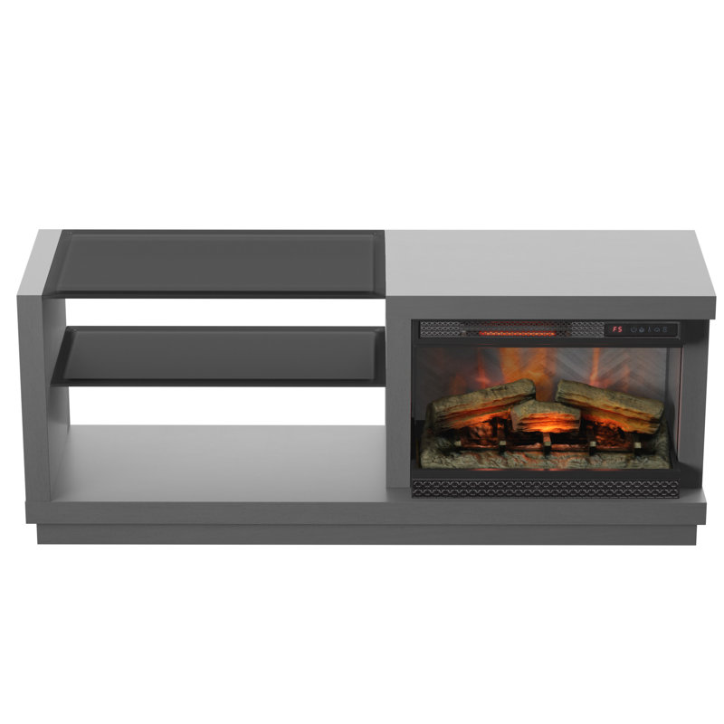Orren Ellis Ladores TV Stand for TVs up to 65" with Fireplace Included